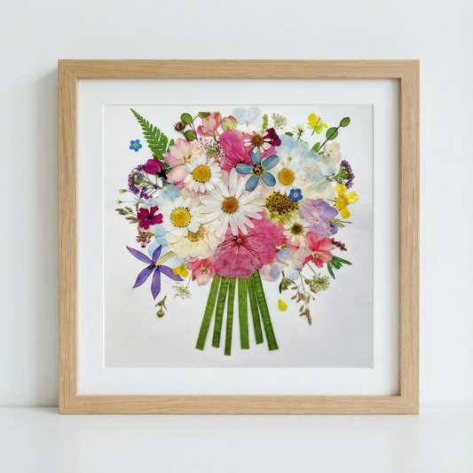 8 x 8 FLOWER BOUQUET  - PINK