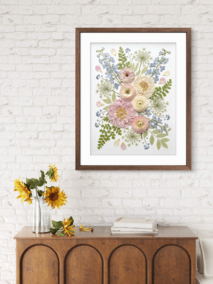 Blossoms of Pink & Blue