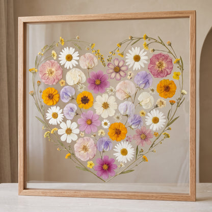 Two Birth Flowers, One Heart