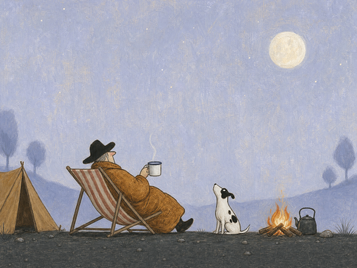 Moonlit Companions — Campfire Reverie
