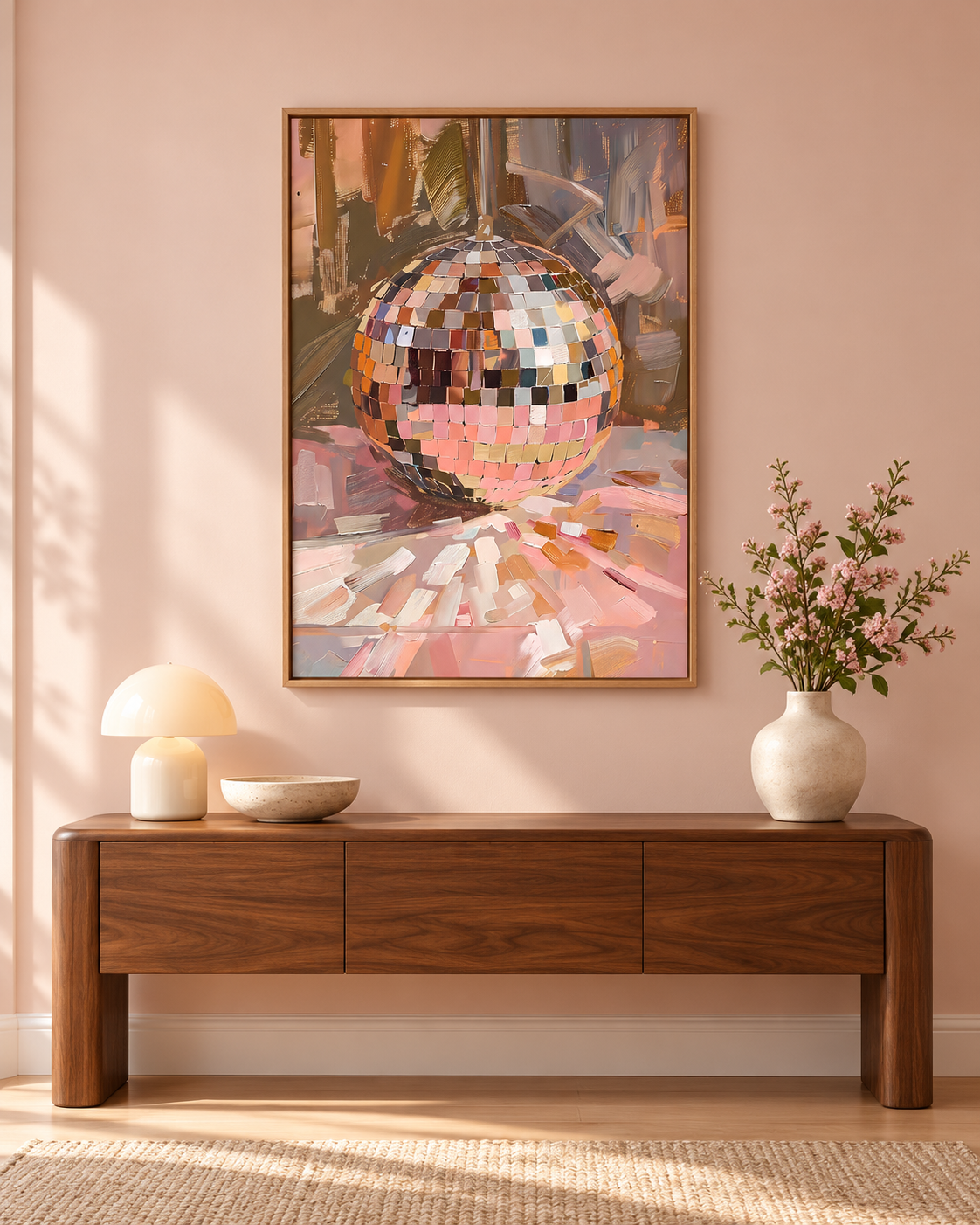 Disco Reverie — Blush Mirror Ball