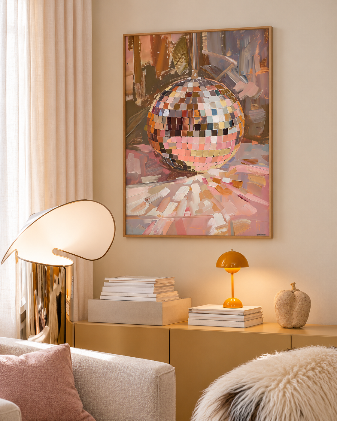 Disco Reverie — Blush Mirror Ball